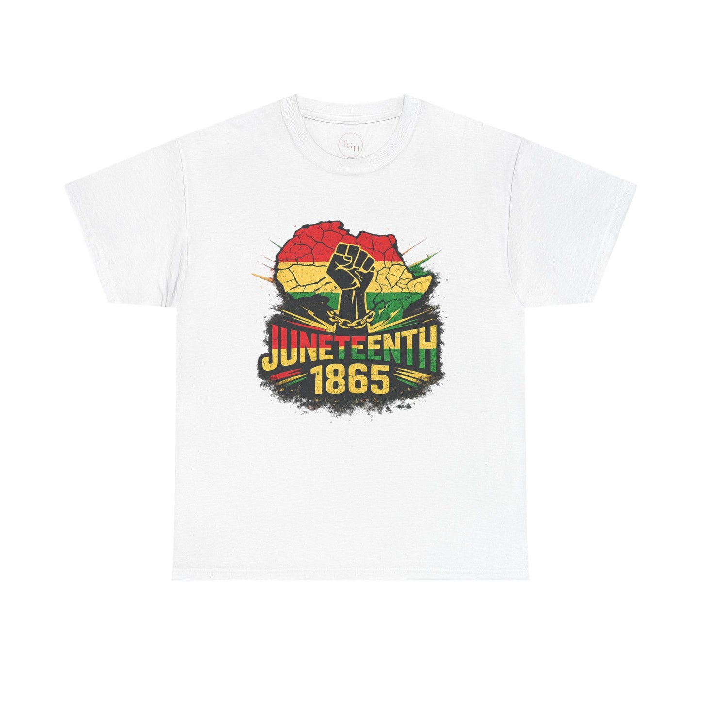 Juneteenth 1865 T-Shirt — Black Power Fist Celebration Tee