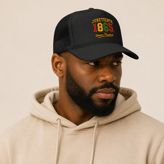 1865 Honor Freedom Trucker Hat — Juneteenth Freedom Day Gift