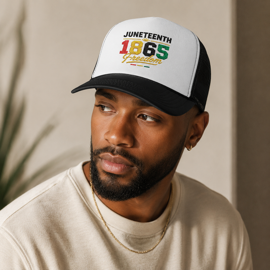 Juneteenth 1865 Freedom Trucker Hat — Celebration Pride Cap Gift