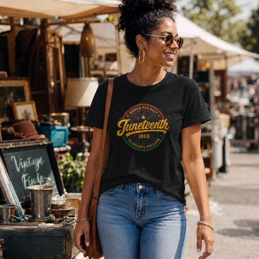 Honor the Past, Celebrate Freedom T-Shirt - Juneteenth Gift