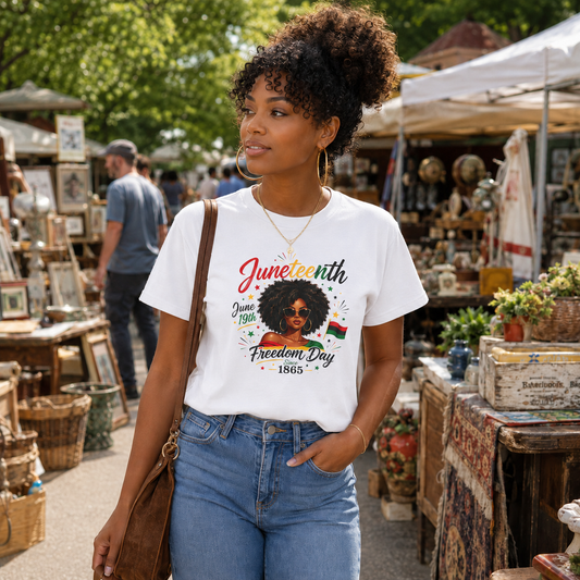"Juneteenth 1865" Celebration Tee - Juneteenth Gift