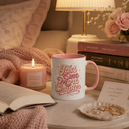 Just One More Chapter Coffee Mug 11oz — Book Lover Gift