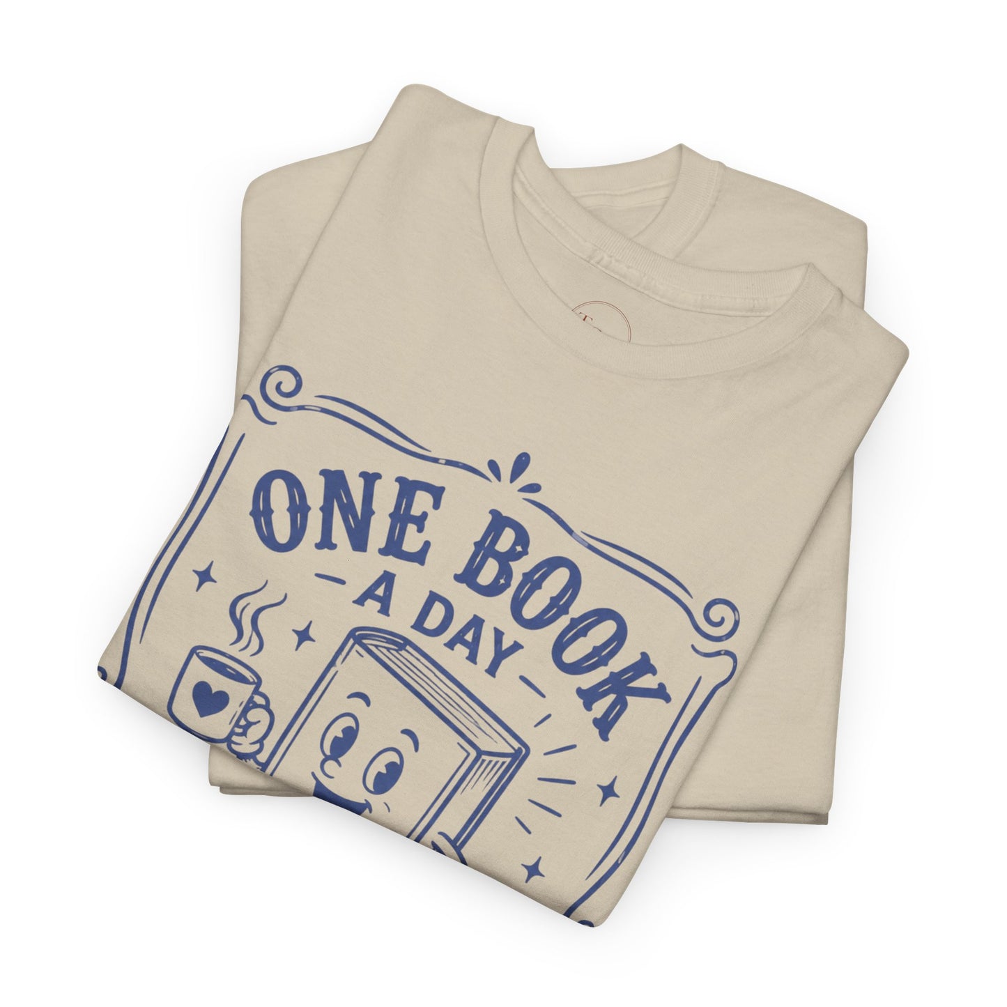 One Book a Day Keeps the Chaos Away T-Shirt — Book Lover Gift