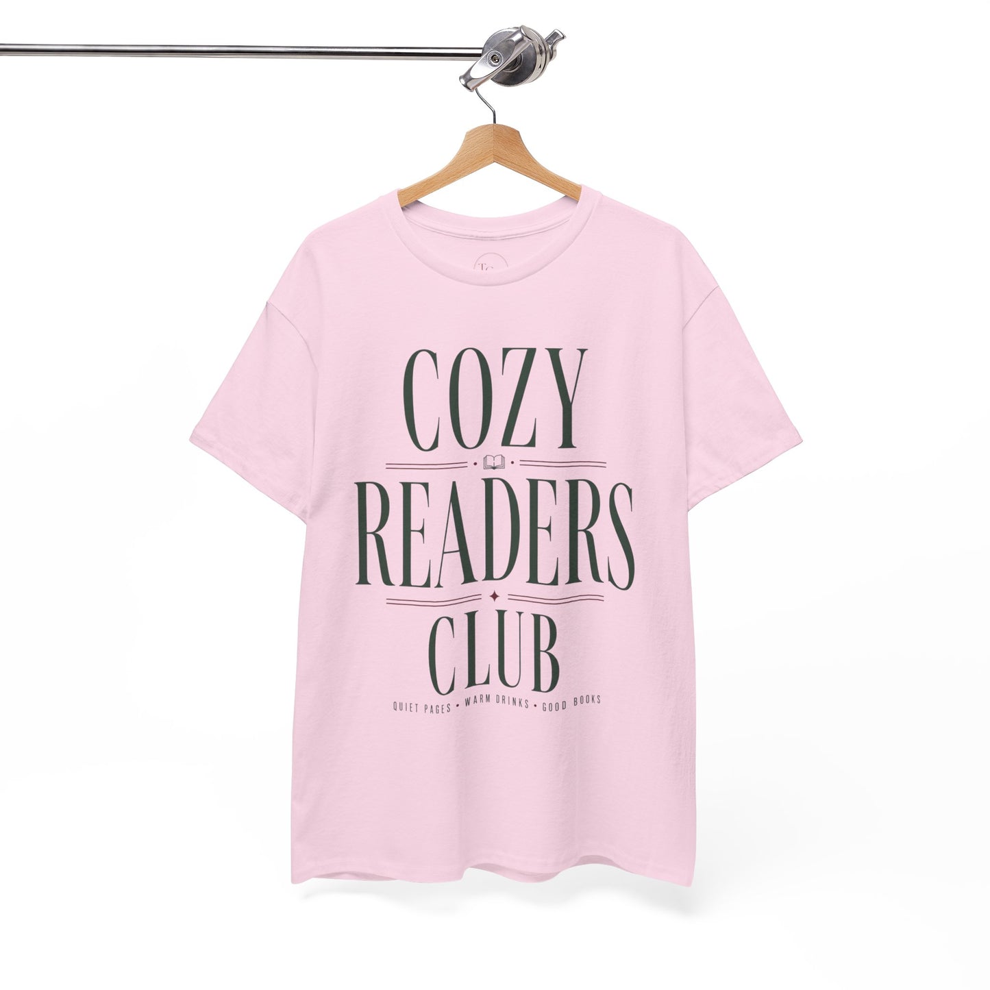 Cozy Readers Club T-Shirt - Feminine Literary Tee