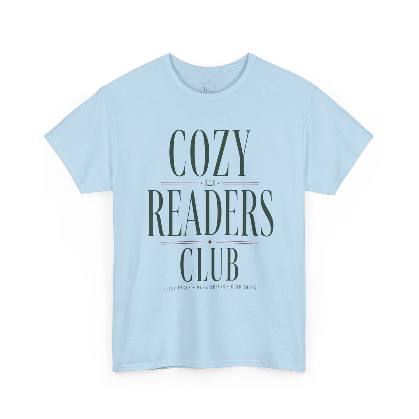 Cozy Readers Club T-Shirt - Feminine Literary Tee