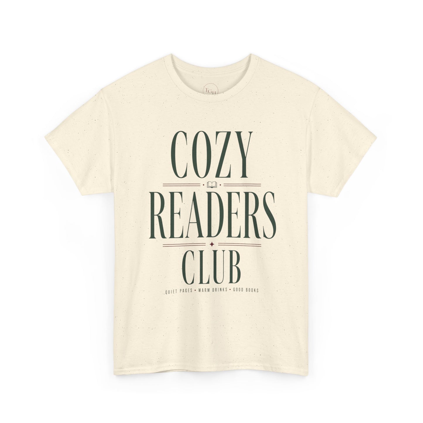 Cozy Readers Club T-Shirt - Feminine Literary Tee