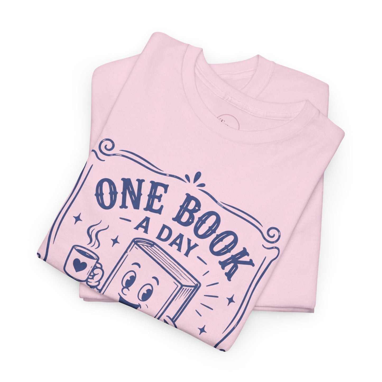 One Book a Day Keeps the Chaos Away T-Shirt — Book Lover Gift