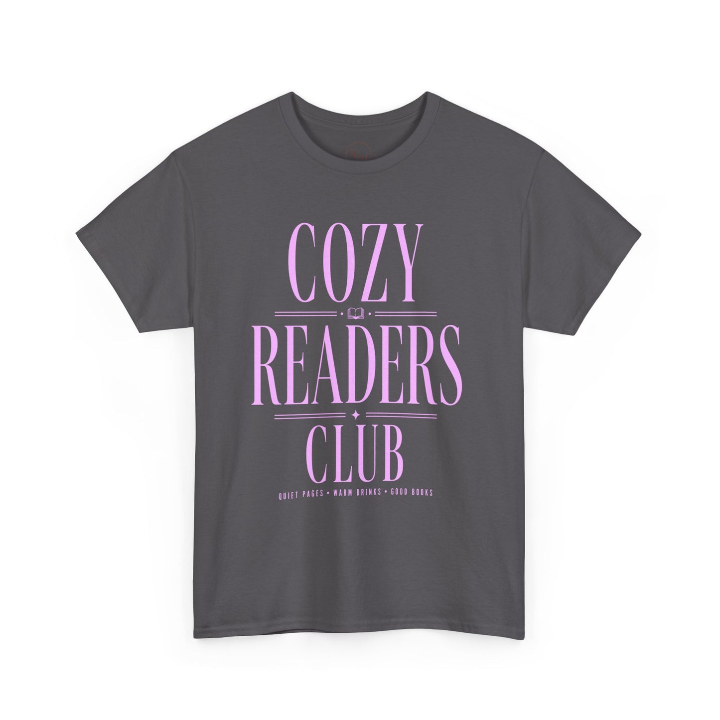 Cozy Readers Club T-Shirt - Feminine Literary Tee