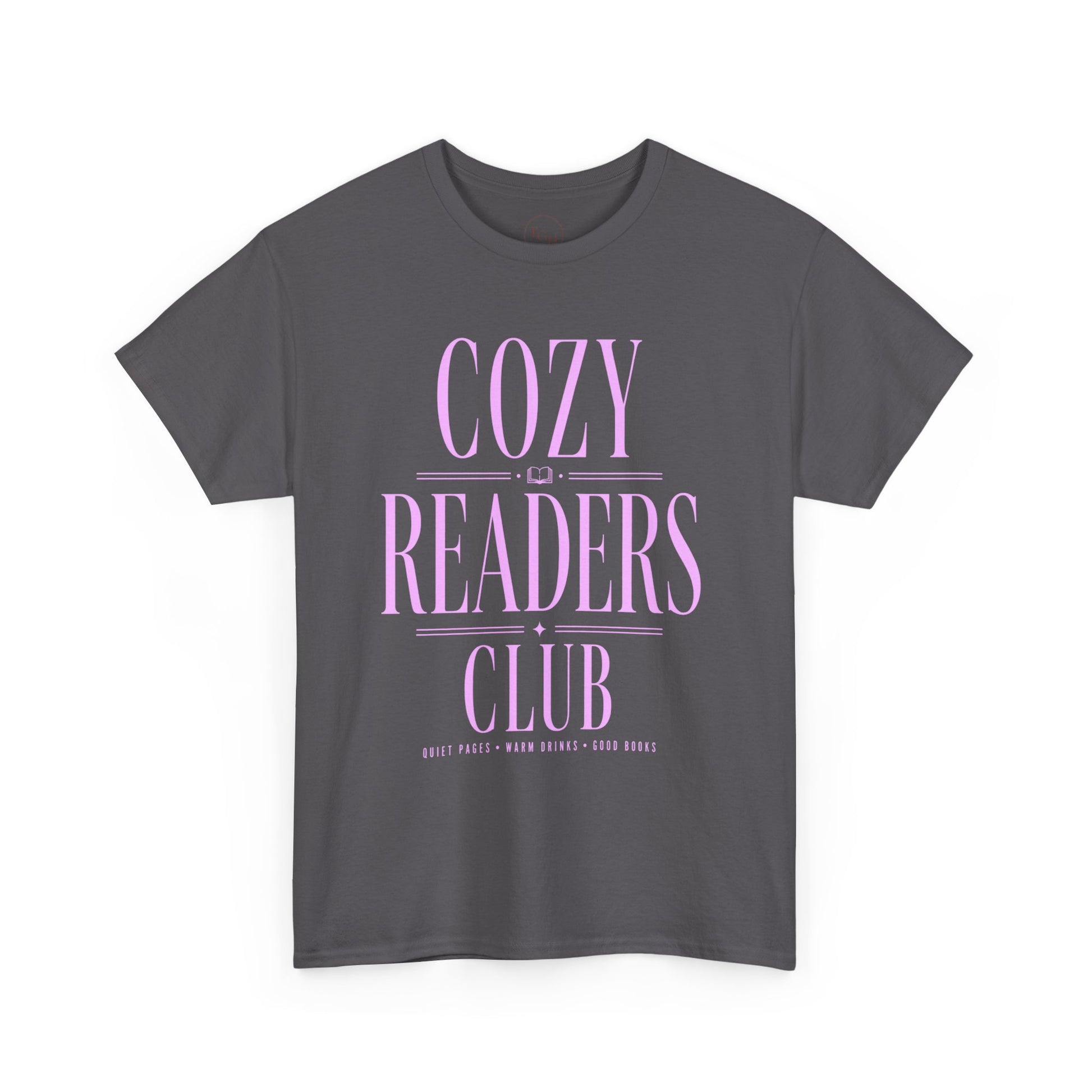 Cozy Readers Club T-Shirt - Feminine Literary Tee