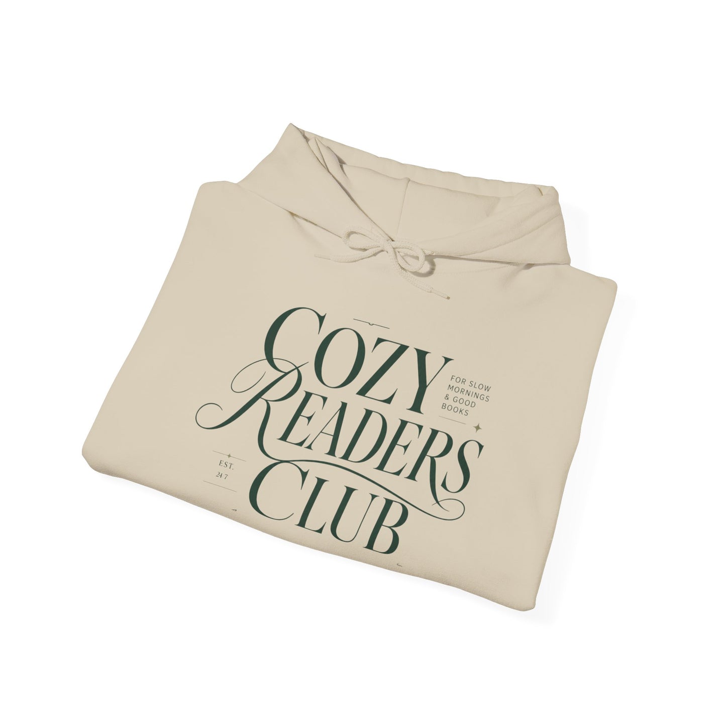 Cozy Readers Club Hoodie - Pullover for Book Lovers