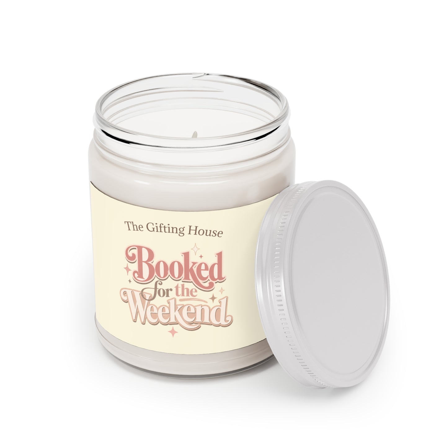 Booked for the Weekend Soy Candle - 9oz Scented Jar