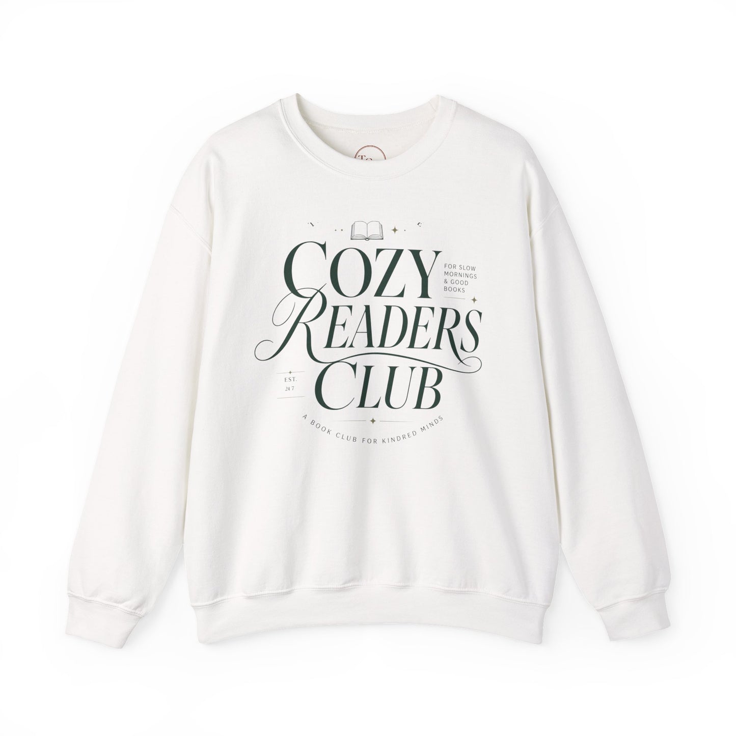 Cozy Readers Club Sweatshirt - Book Lover Crewneck