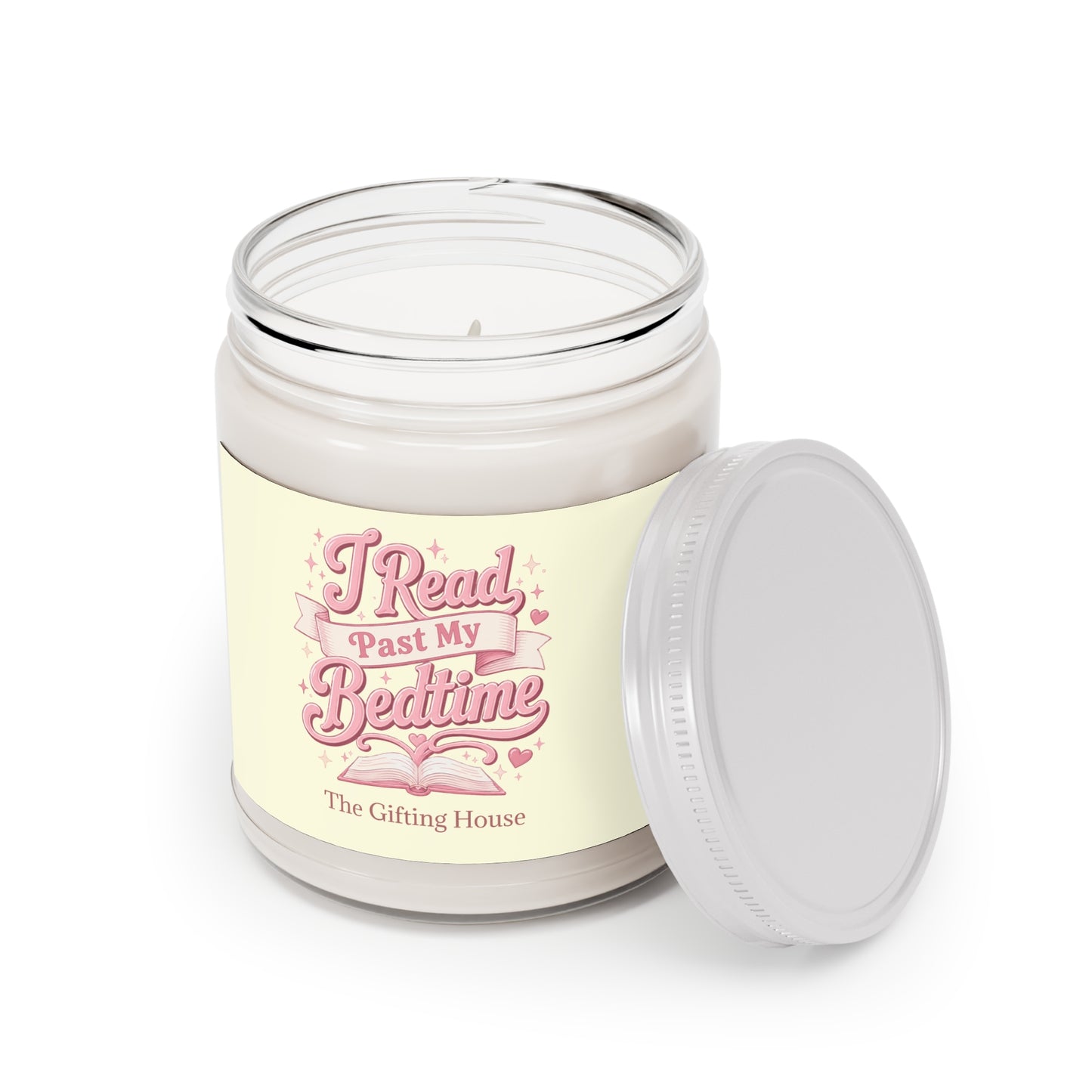 "I Read Past My Bedtime" Soy Candle 9oz — Book Lover Gift