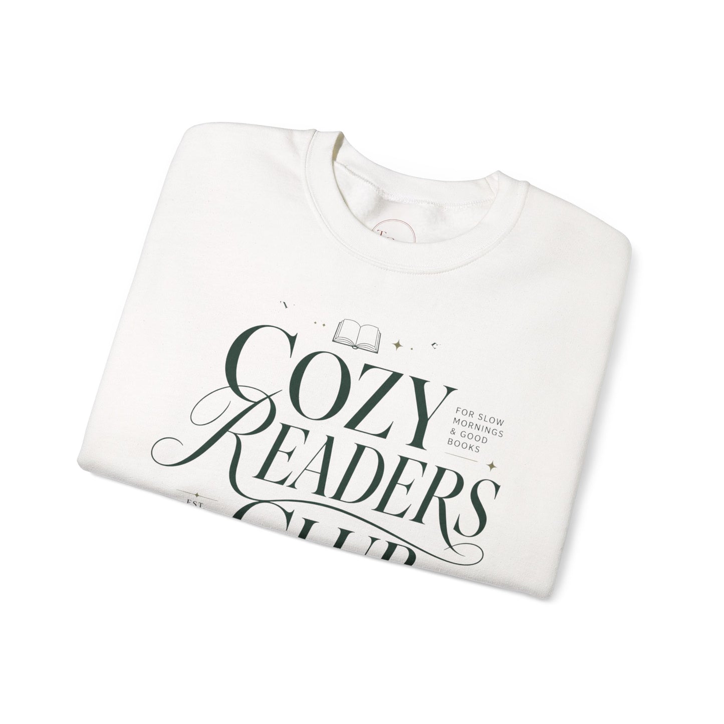 Cozy Readers Club Sweatshirt - Book Lover Crewneck