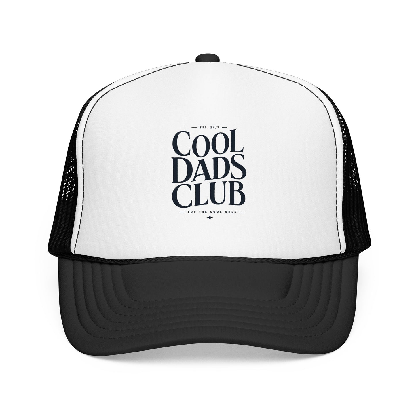 Cool Dads Club Trucker Hat — Mesh Snapback Dad Gift
