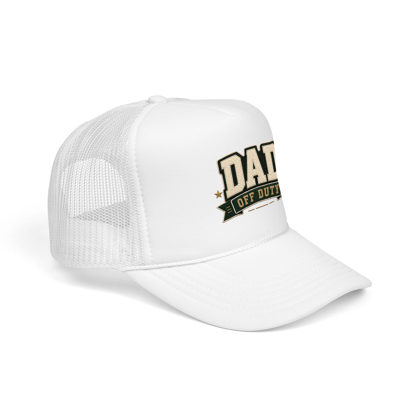 Dad Off Duty Trucker Hat - Vintage Patch Cap for Fathers Day Gift