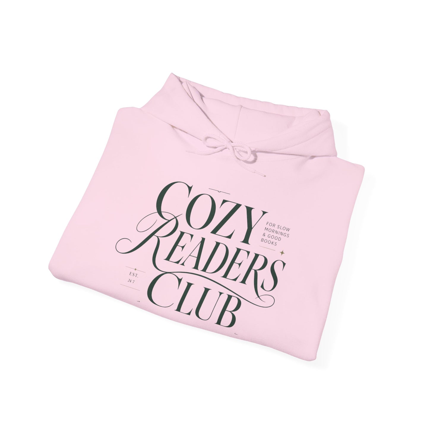 Cozy Readers Club Hoodie - Pullover for Book Lovers