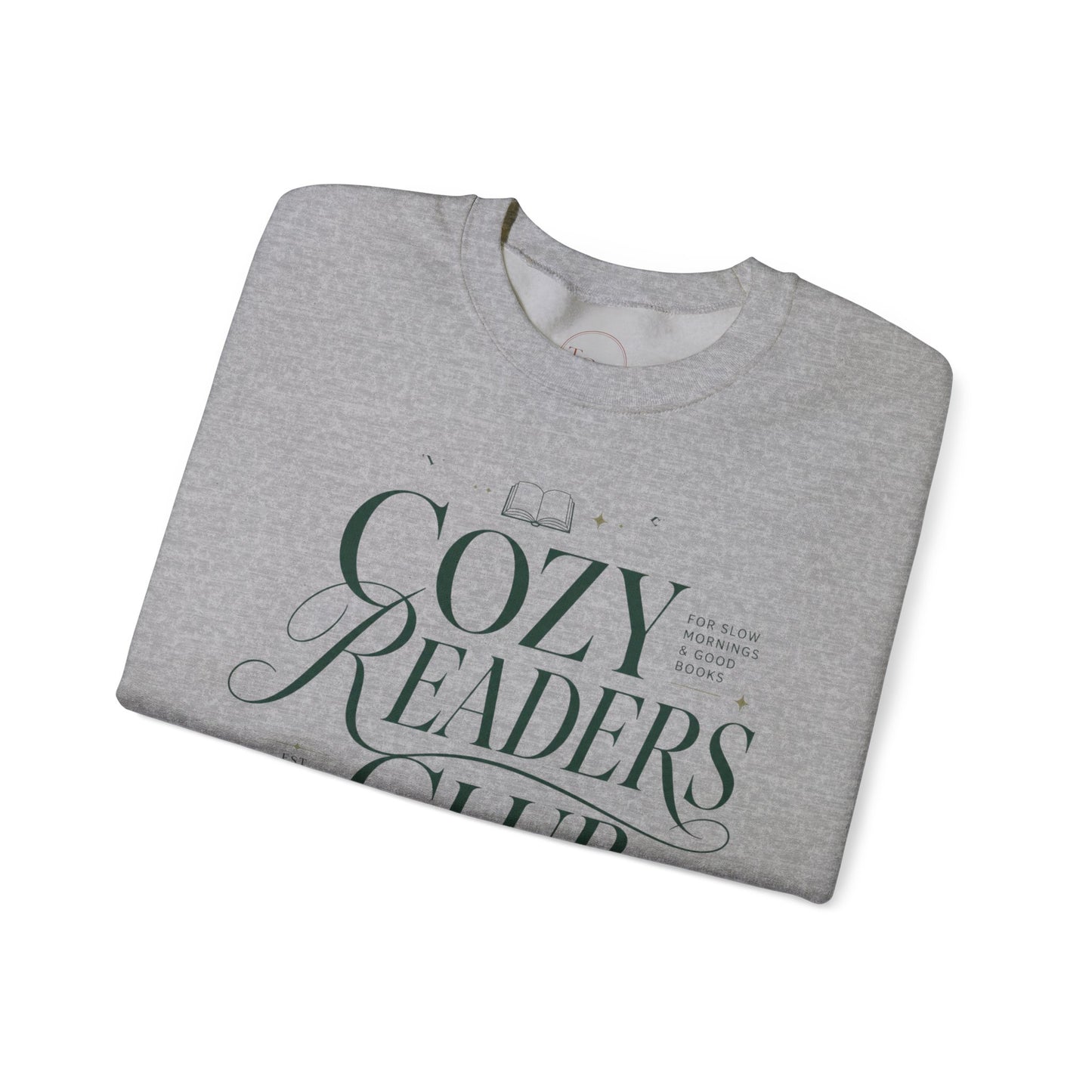 Cozy Readers Club Sweatshirt - Book Lover Crewneck