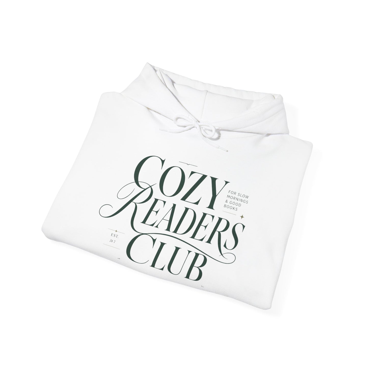 Cozy Readers Club Hoodie - Pullover for Book Lovers