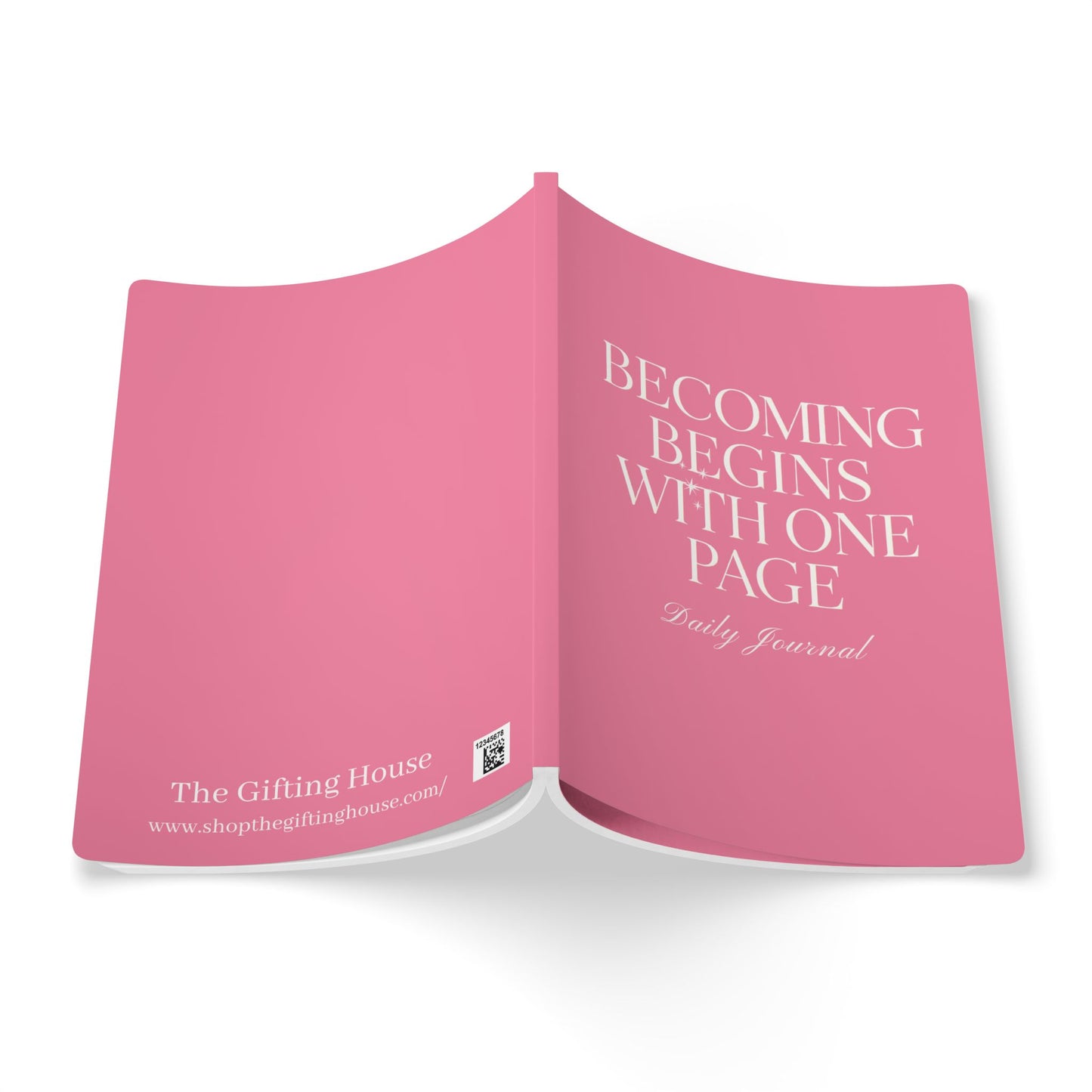Becoming Begins with One Page Daily Journal - Pink