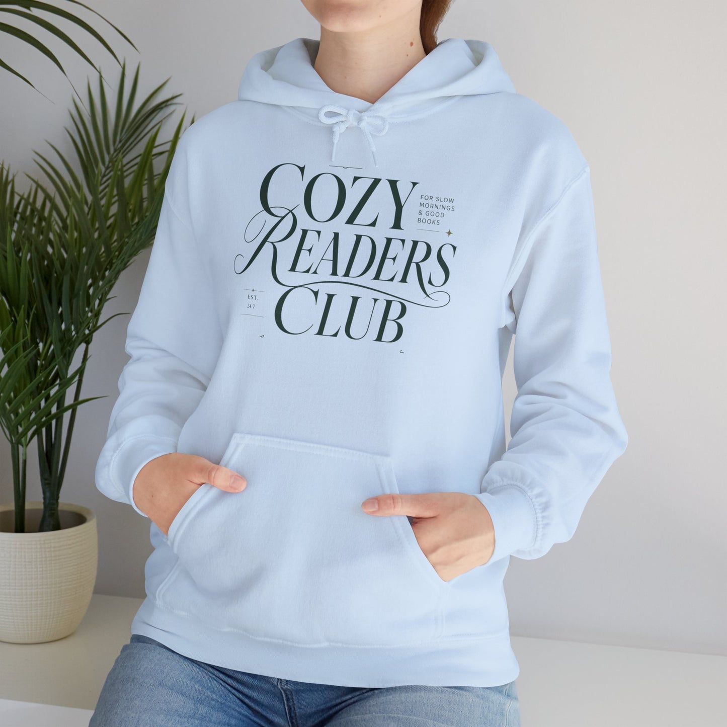 Cozy Readers Club Hoodie - Pullover for Book Lovers