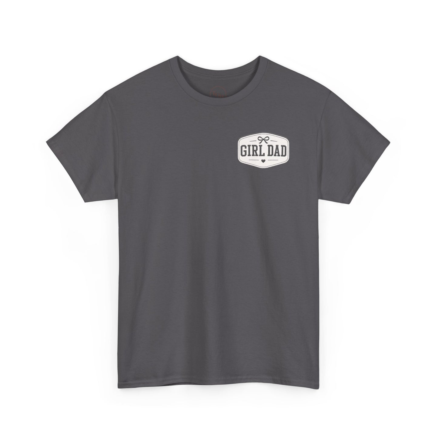 Girl Dad Embroidered T‑Shirt – Retro Tee Proud Fathers Gift