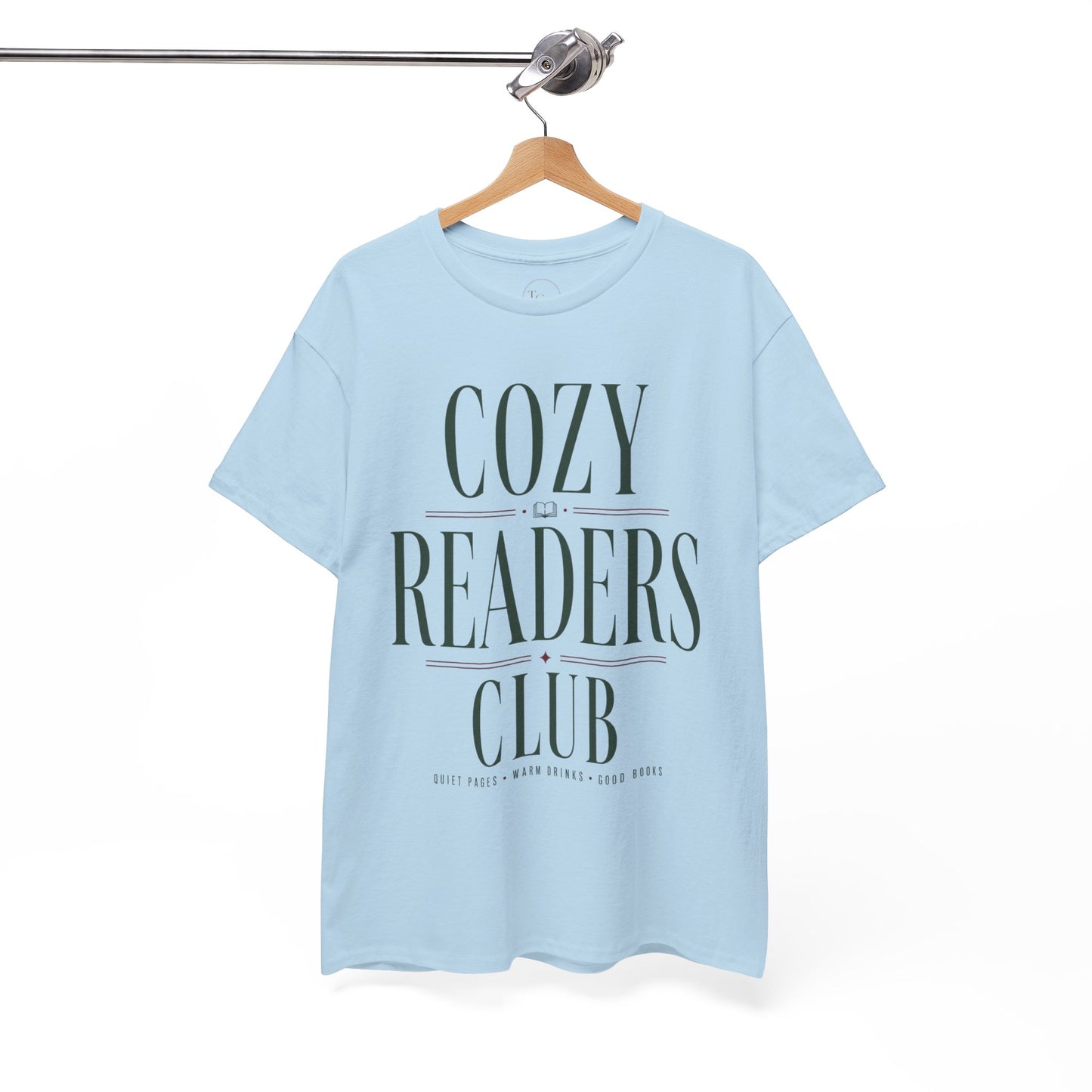 Cozy Readers Club T-Shirt - Feminine Literary Tee
