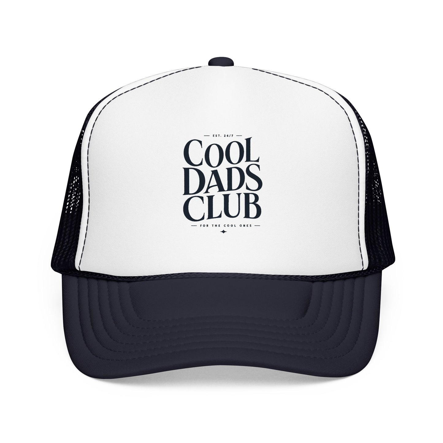 Cool Dads Club Trucker Hat — Mesh Snapback Dad Gift
