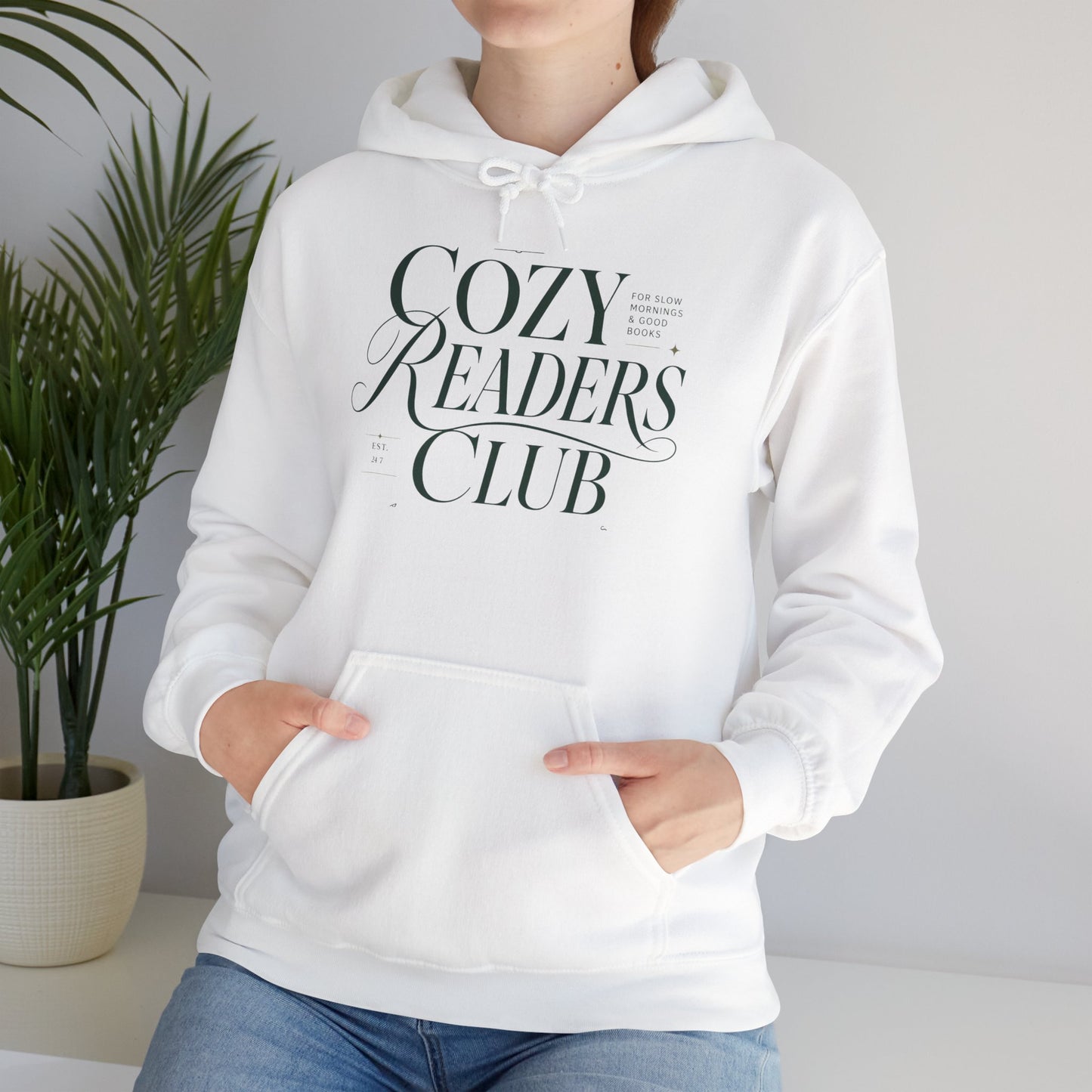 Cozy Readers Club Hoodie - Pullover for Book Lovers