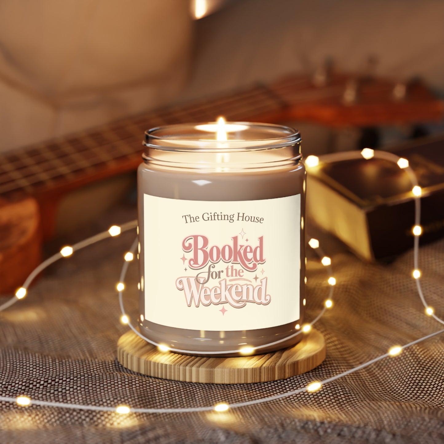 Booked for the Weekend Soy Candle - 9oz Scented Jar