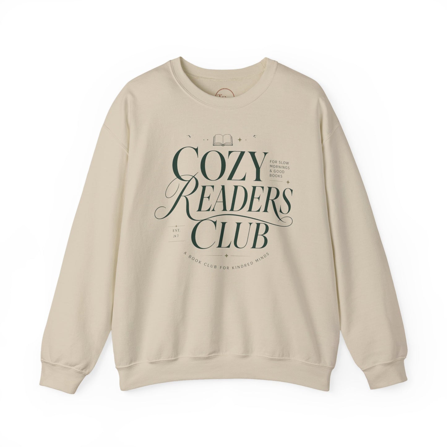 Cozy Readers Club Sweatshirt - Book Lover Crewneck