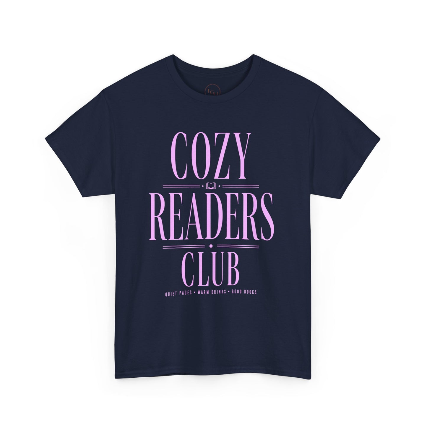 Cozy Readers Club T-Shirt - Feminine Literary Tee