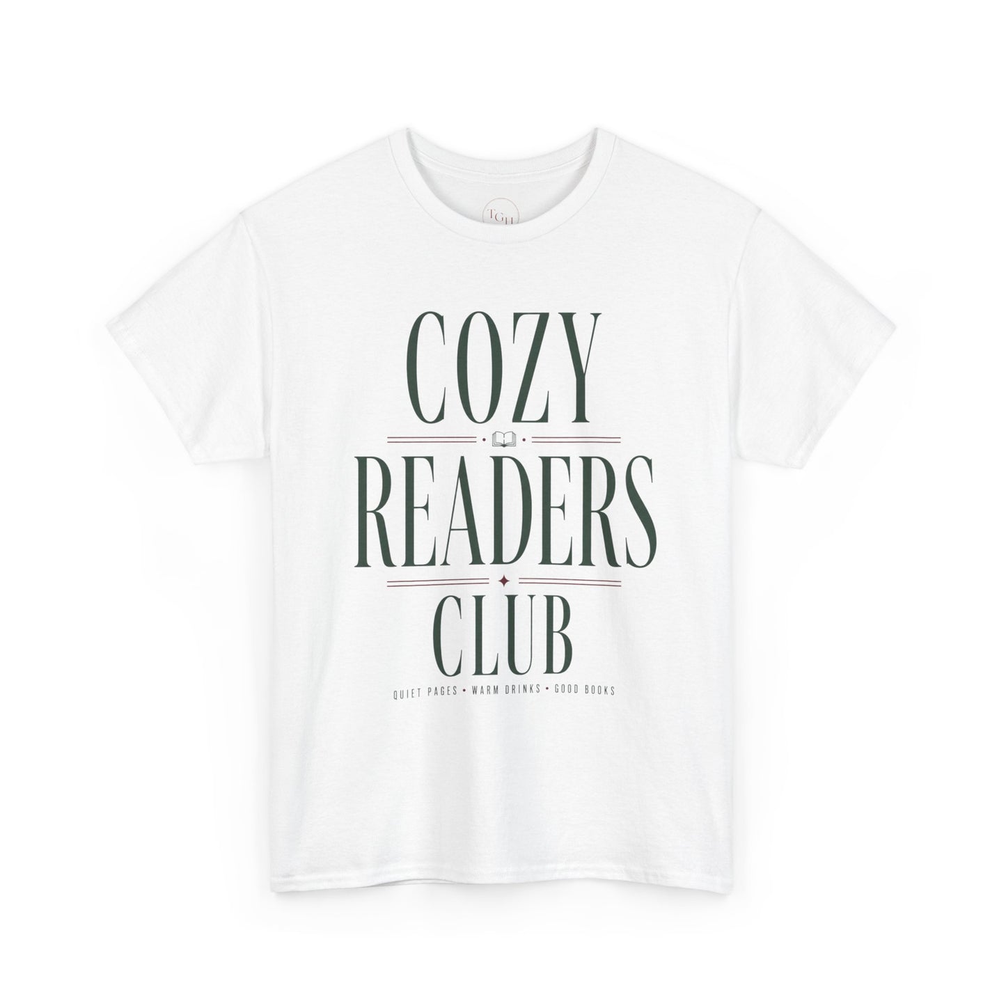 Cozy Readers Club T-Shirt - Feminine Literary Tee