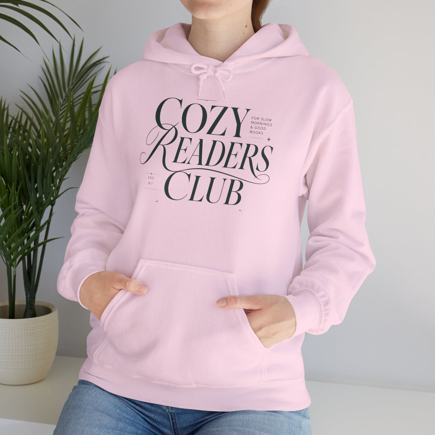 Cozy Readers Club Hoodie - Pullover for Book Lovers