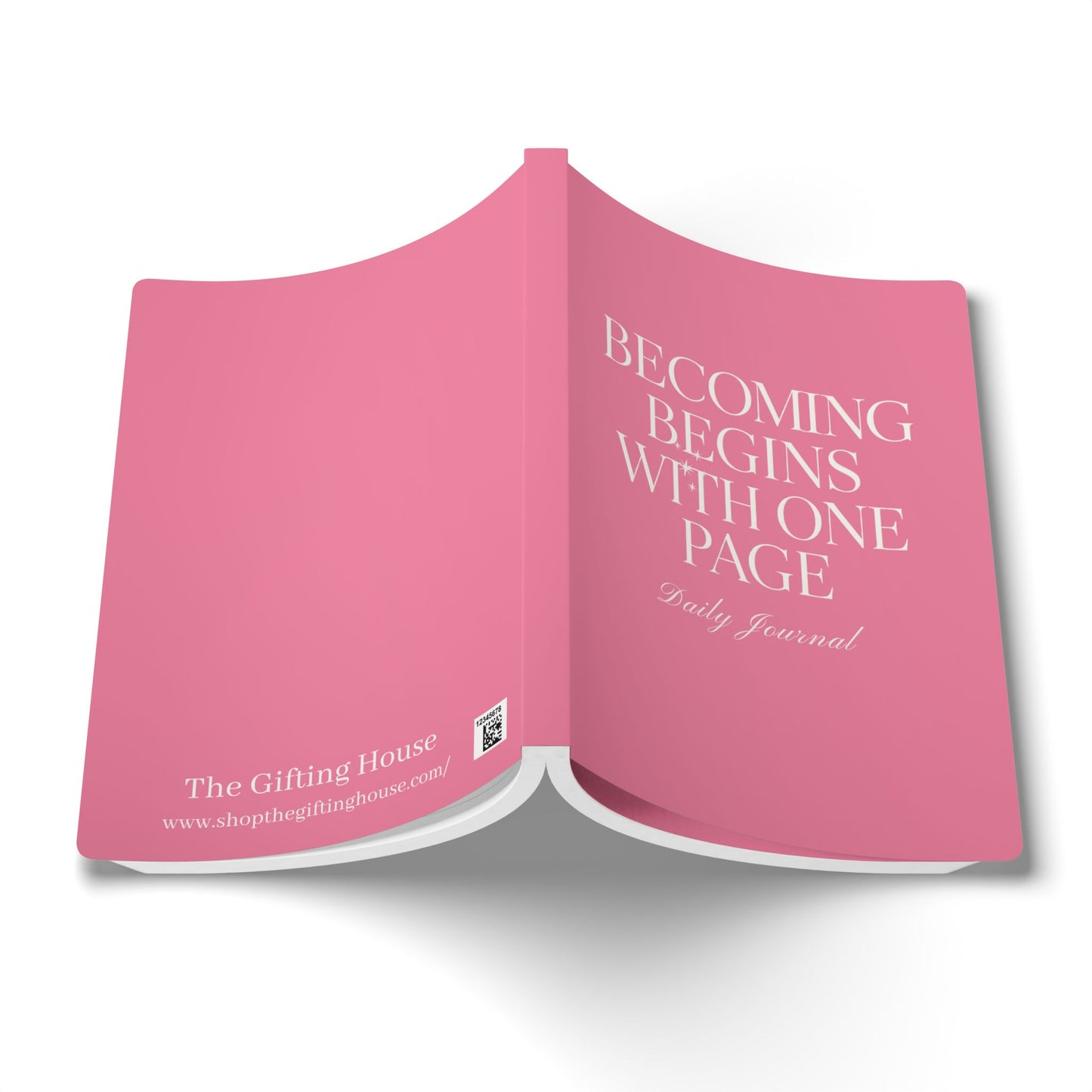 Becoming Begins with One Page Daily Journal - Pink