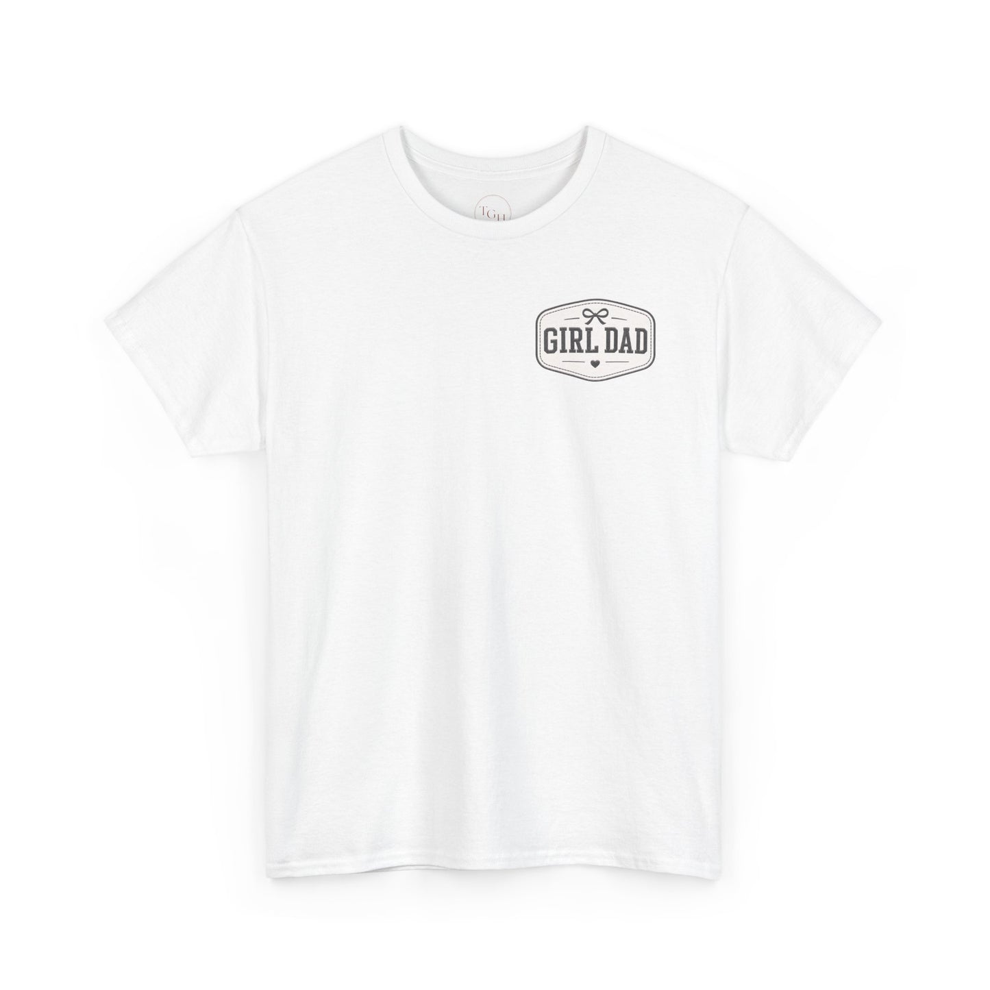 Girl Dad Embroidered T‑Shirt – Retro Tee Proud Fathers Gift