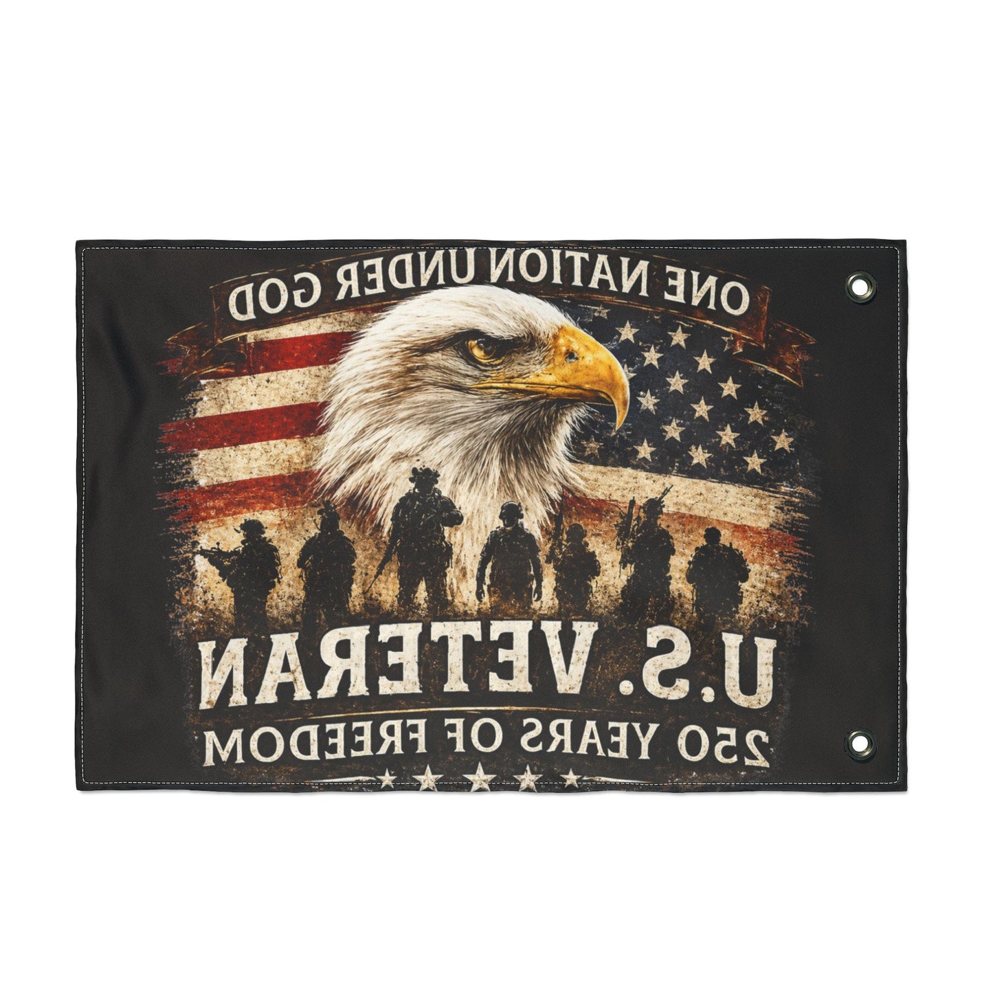 US Veteran 250th Anniversary Flag — 4th of July Patriotic Decor