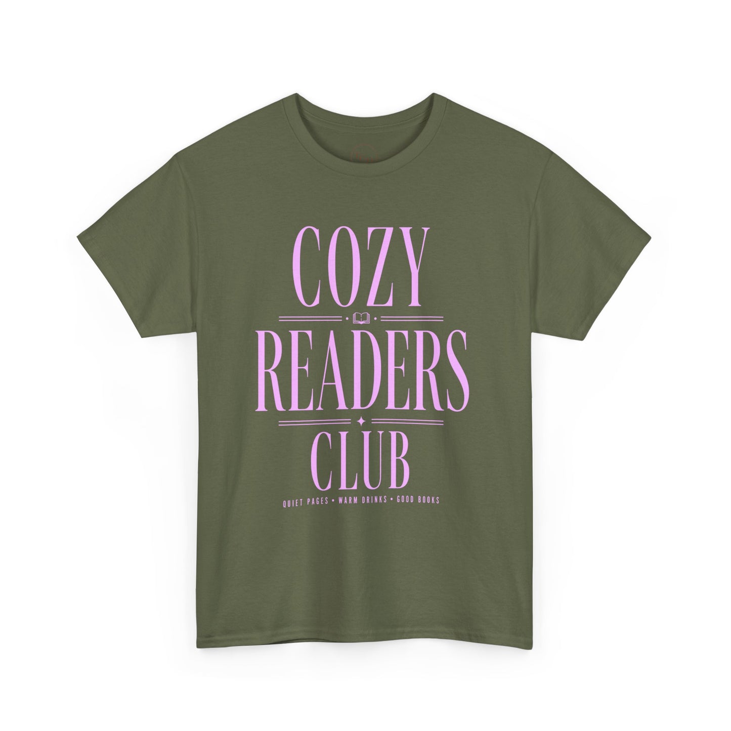 Cozy Readers Club T-Shirt - Feminine Literary Tee