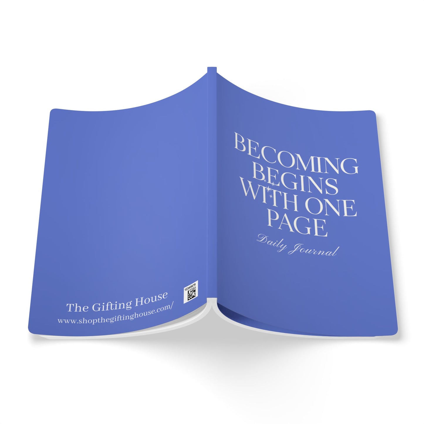 Becoming Begins with One Page Daily Journal - Blue