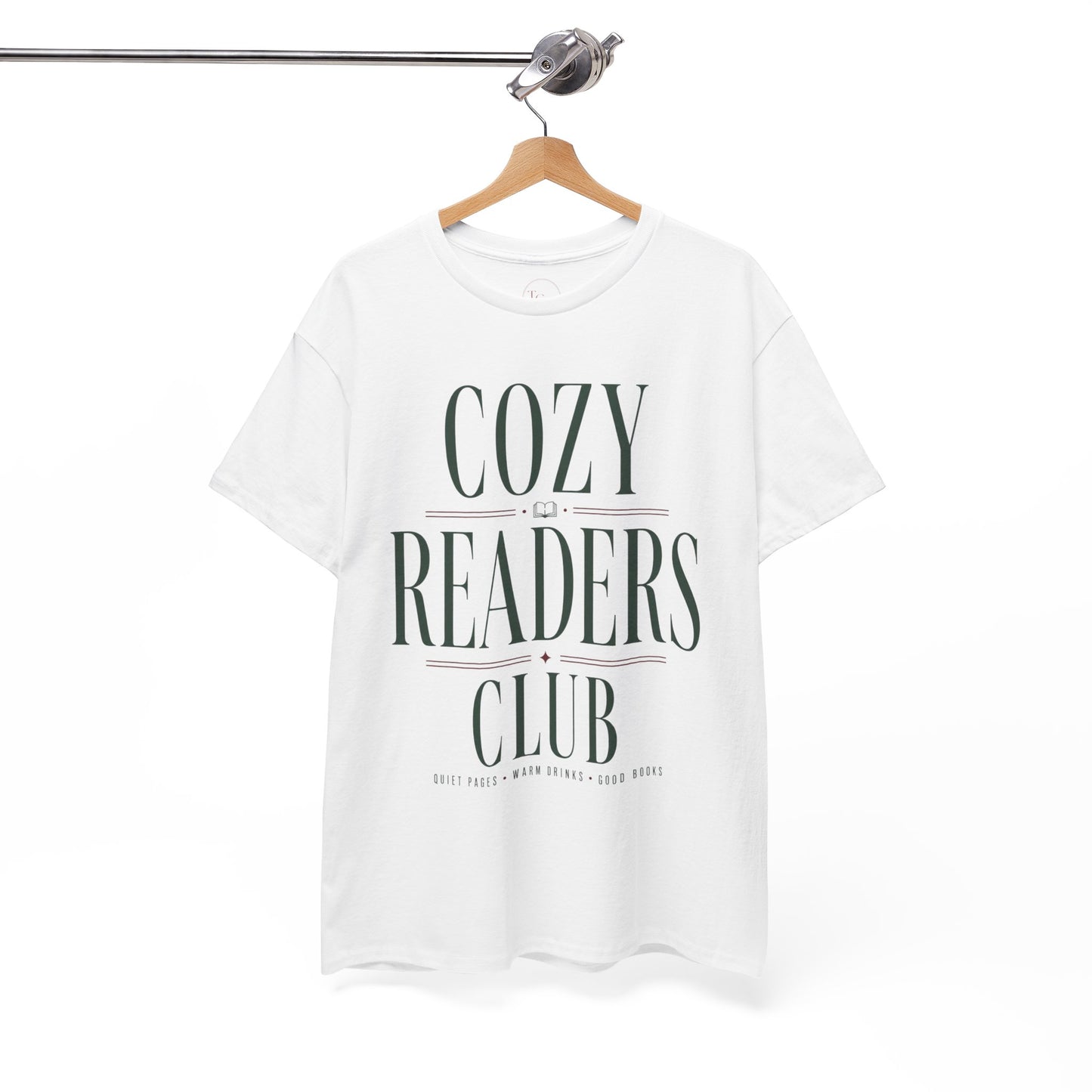 Cozy Readers Club T-Shirt - Feminine Literary Tee