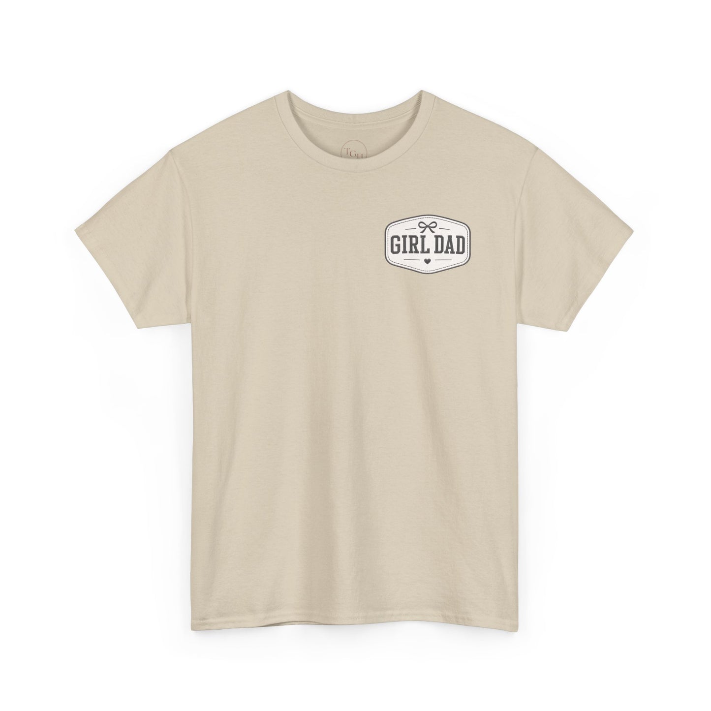Girl Dad Embroidered T‑Shirt – Retro Tee Proud Fathers Gift