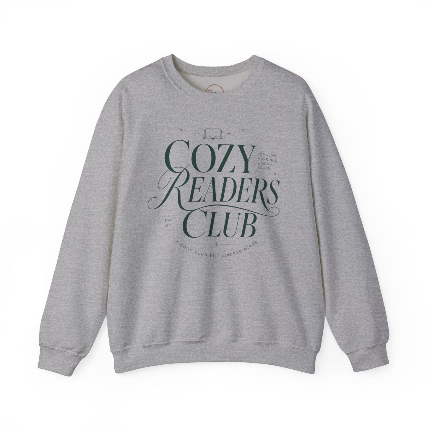 Cozy Readers Club Sweatshirt - Book Lover Crewneck