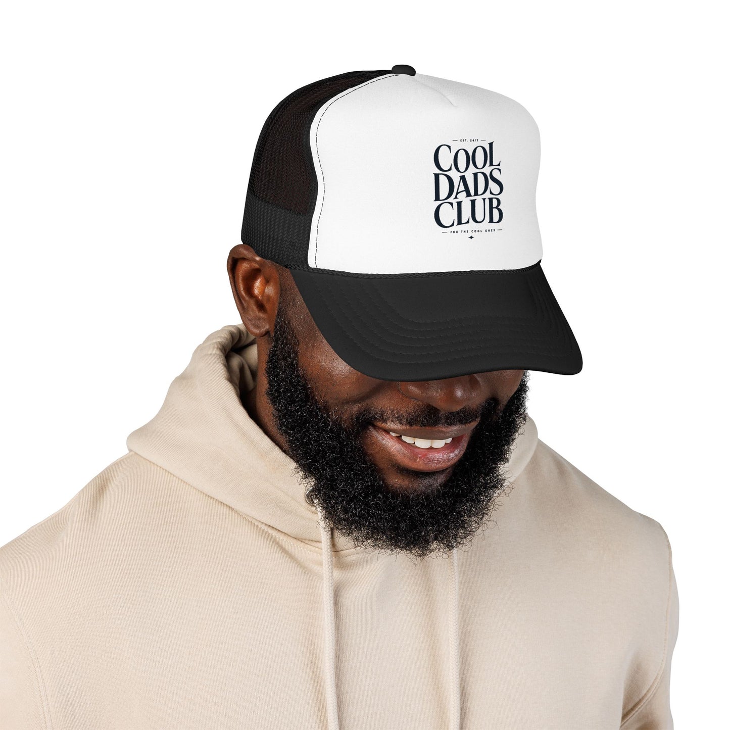 Cool Dads Club Trucker Hat — Mesh Snapback Dad Gift