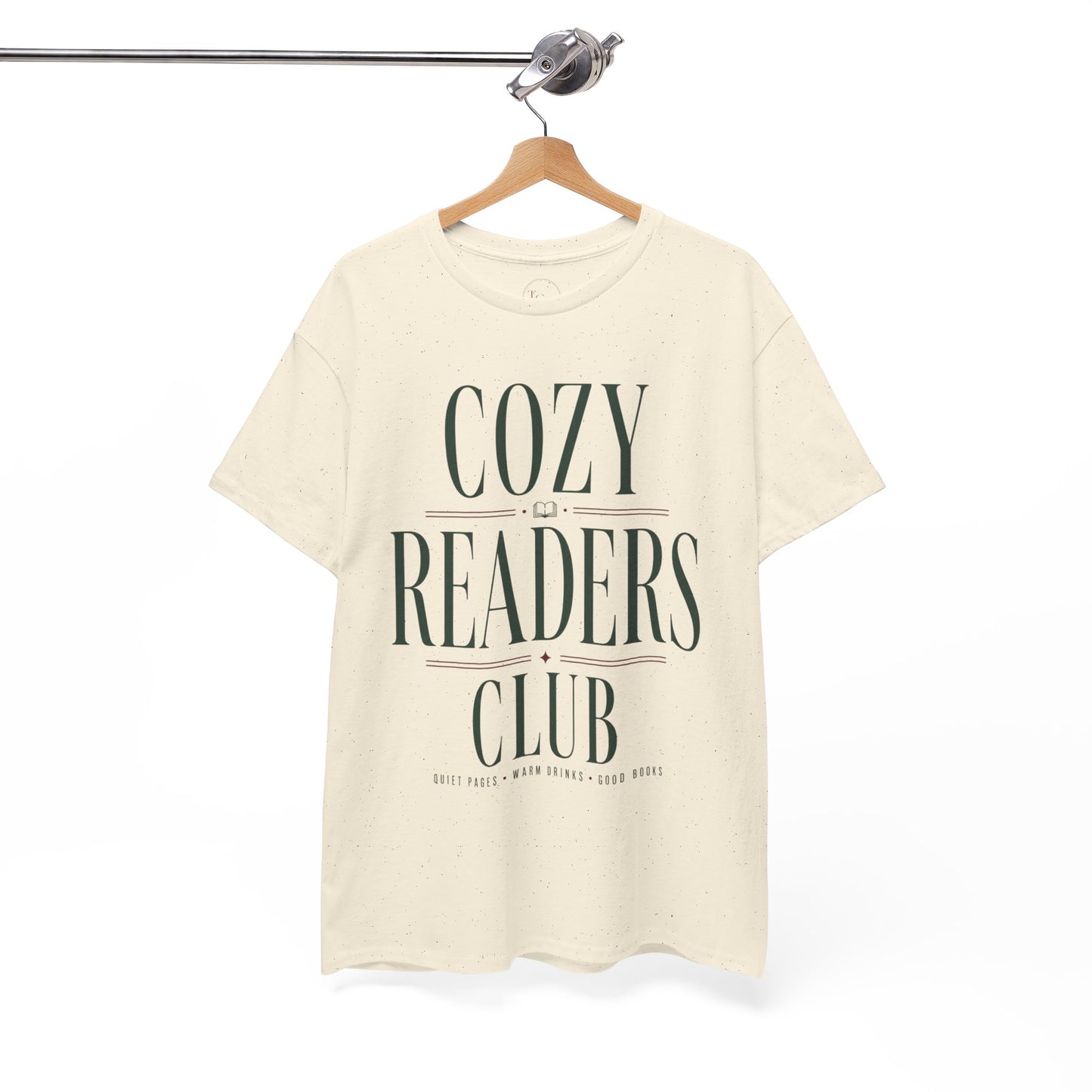Cozy Readers Club T-Shirt - Feminine Literary Tee