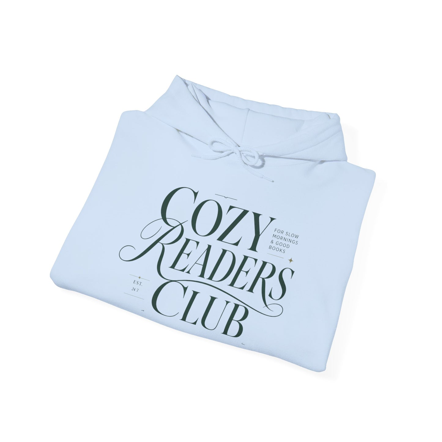 Cozy Readers Club Hoodie - Pullover for Book Lovers