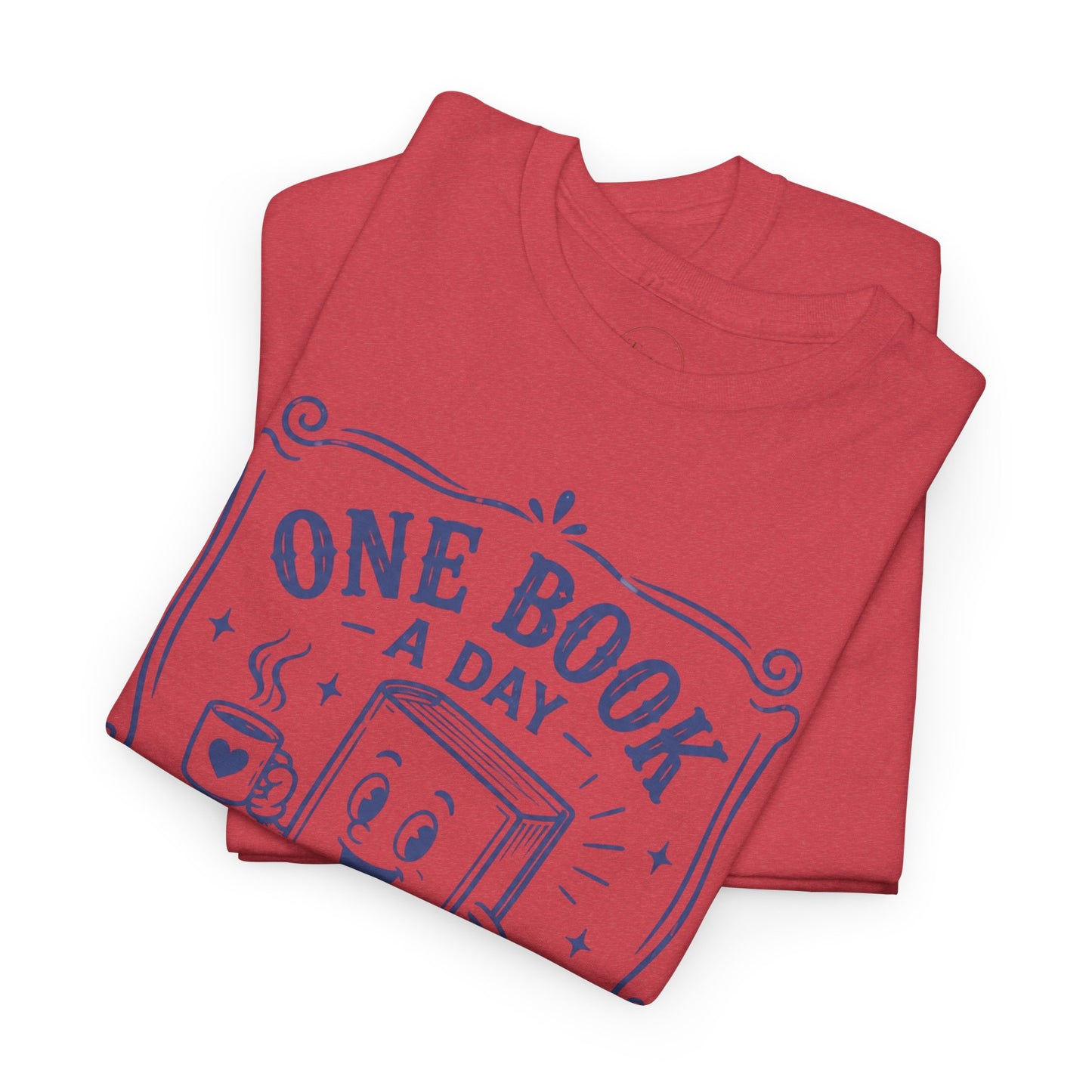 One Book a Day Keeps the Chaos Away T-Shirt — Book Lover Gift