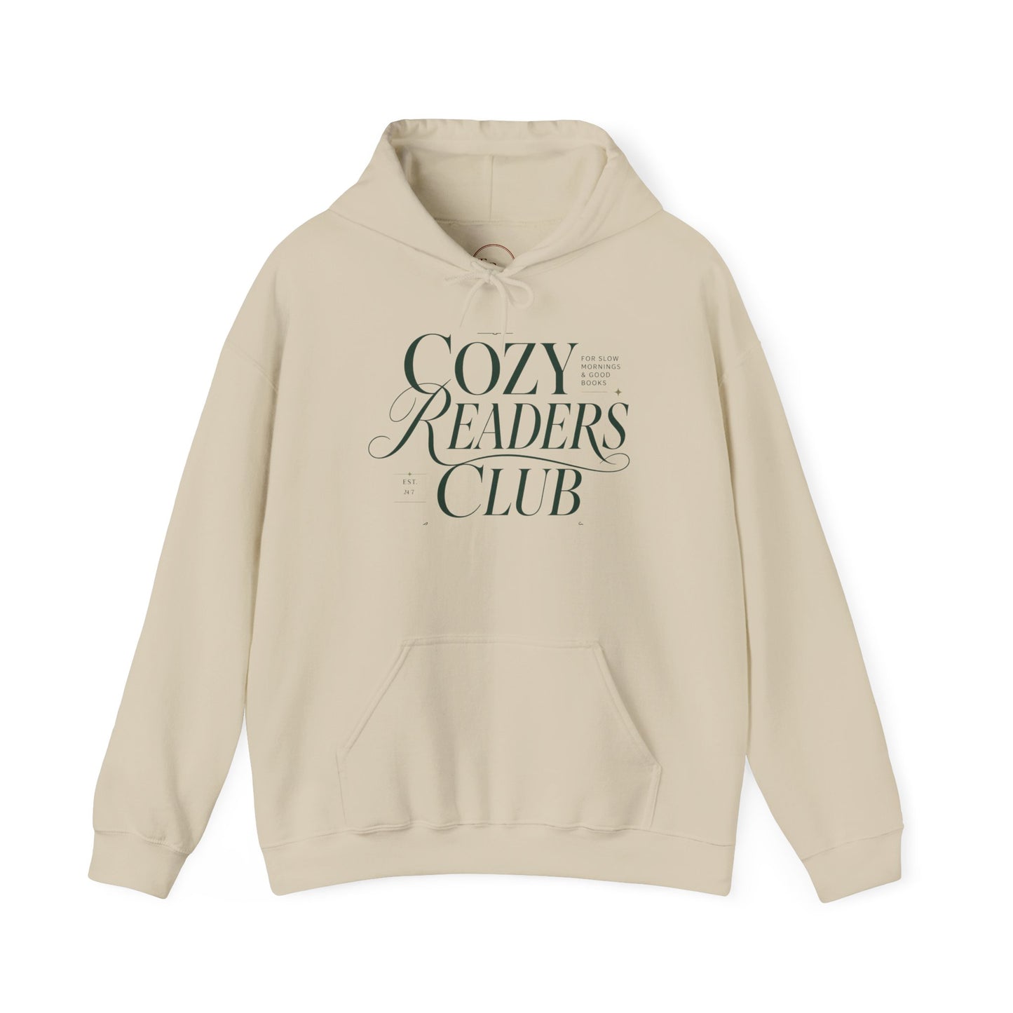 Cozy Readers Club Hoodie - Pullover for Book Lovers