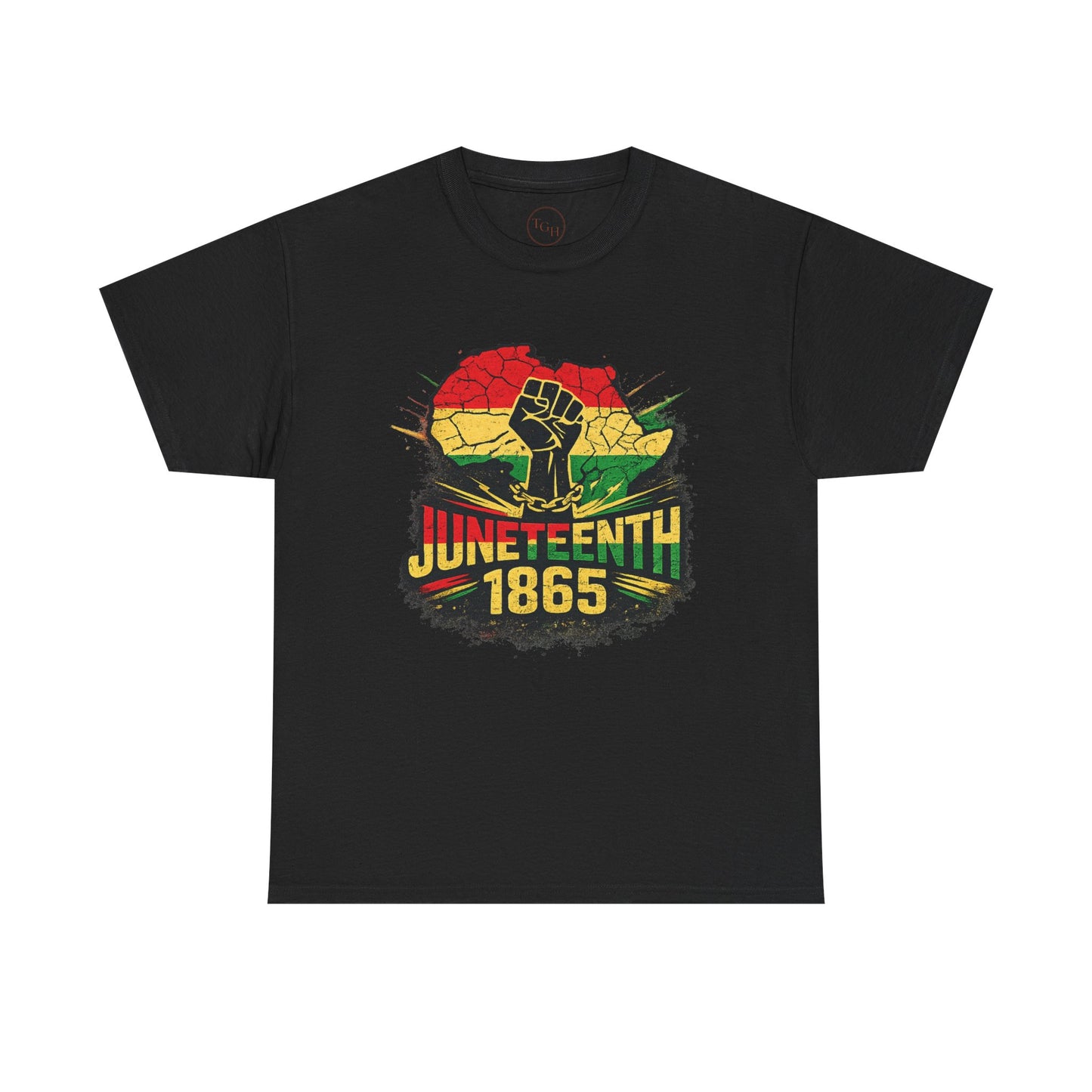 Juneteenth 1865 T-Shirt — Black Power Fist Celebration Tee