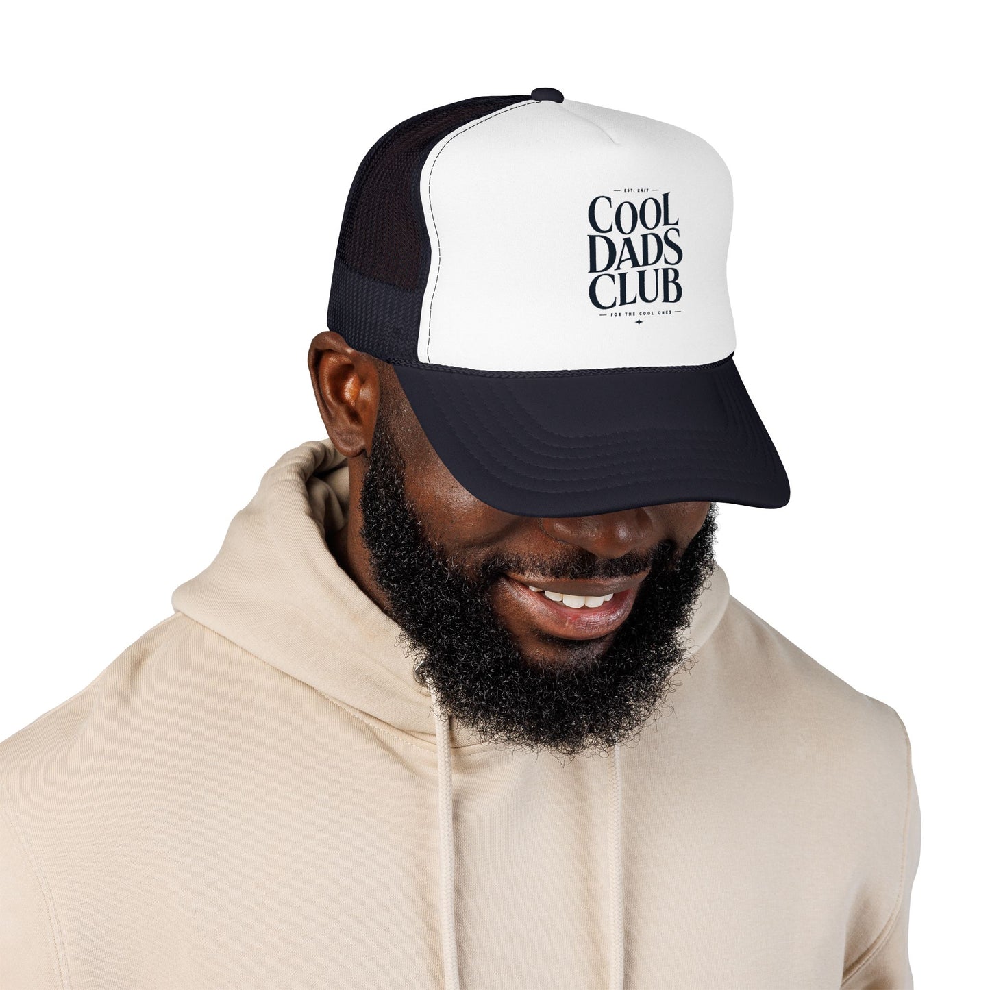 Cool Dads Club Trucker Hat — Mesh Snapback Dad Gift