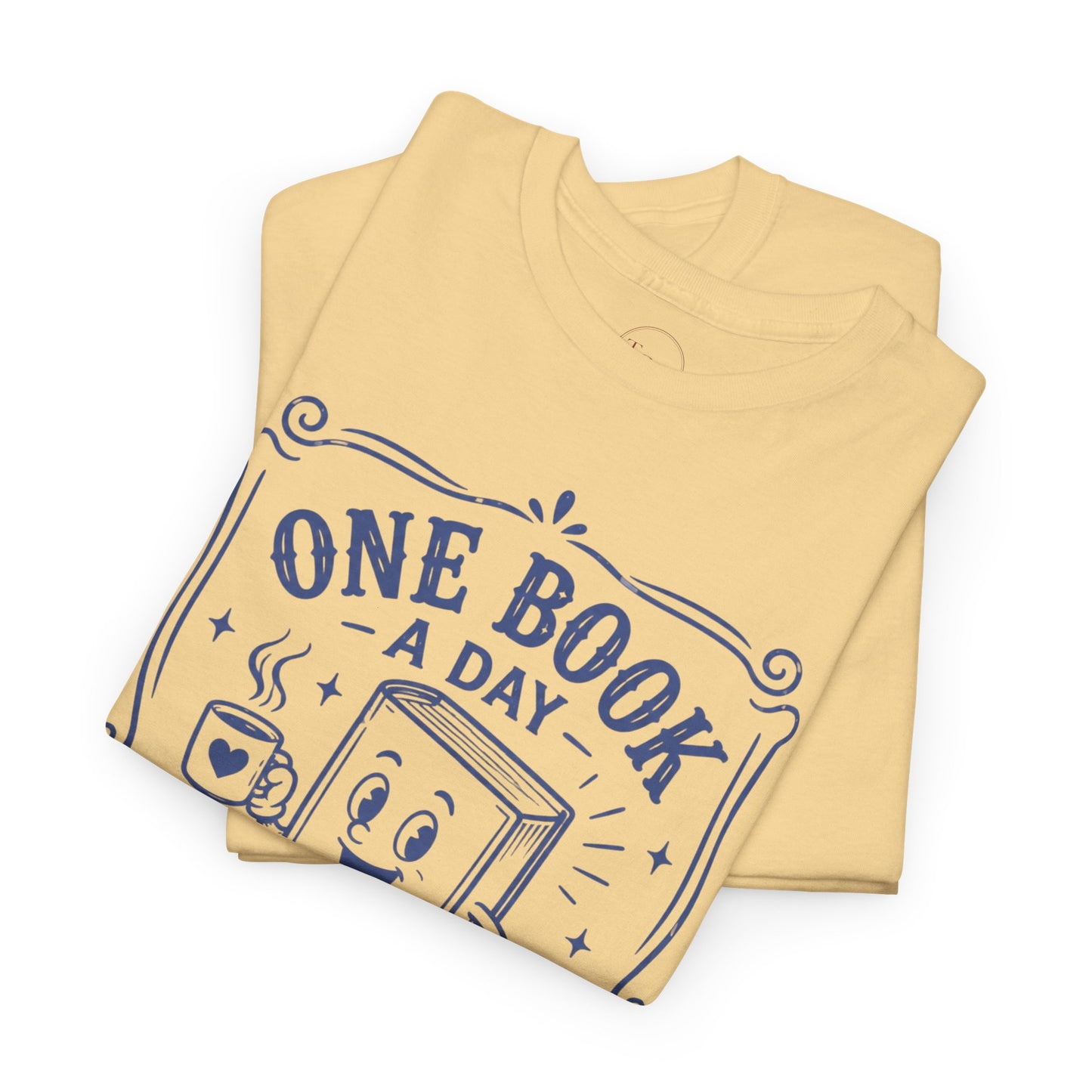 One Book a Day Keeps the Chaos Away T-Shirt — Book Lover Gift